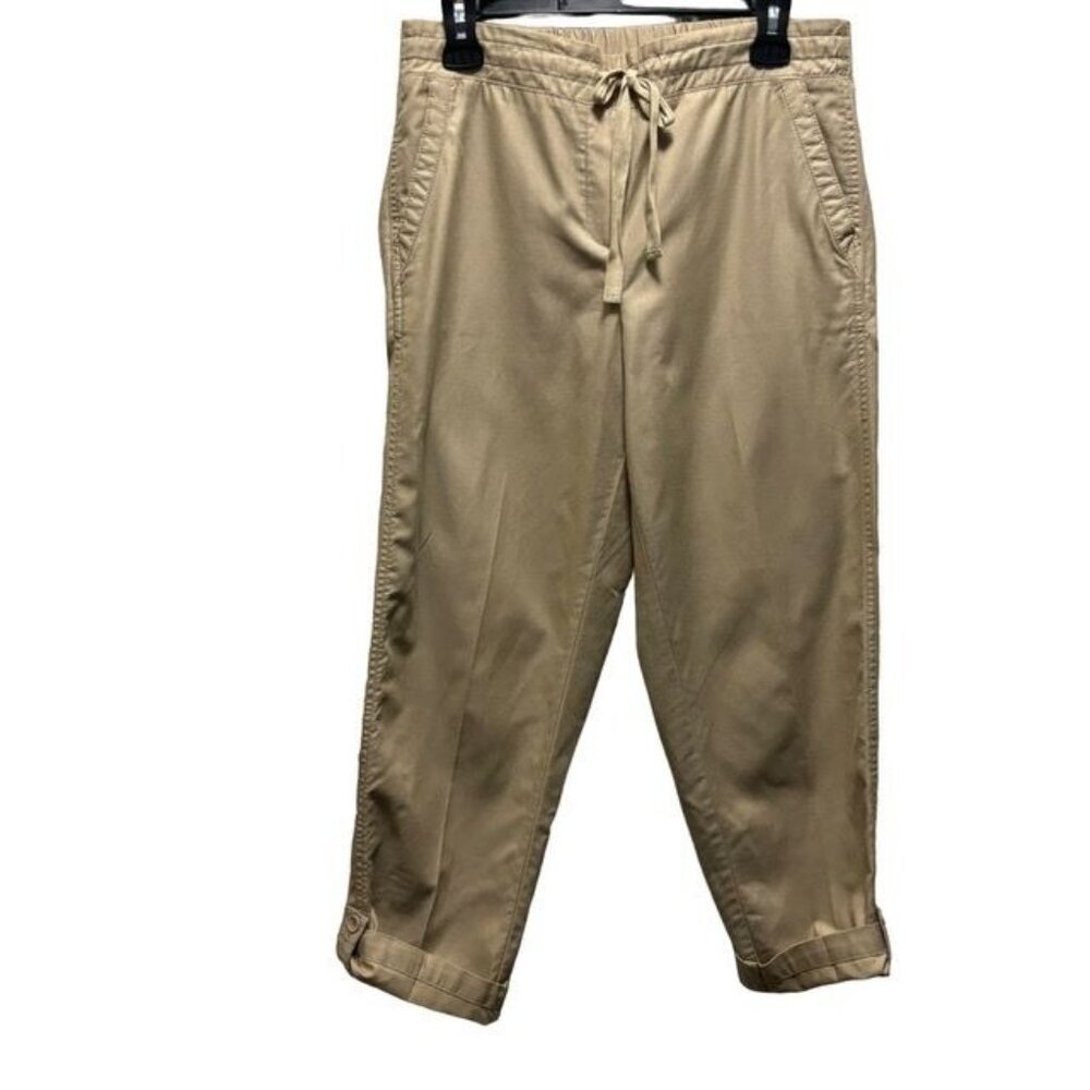 Talbots Women's Khaki Drawstring Pants Size 6